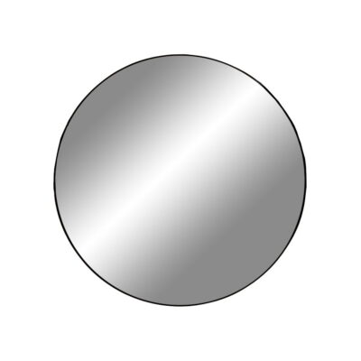 QUVIO Spiegel rond – Ø 60 cm – Zwart