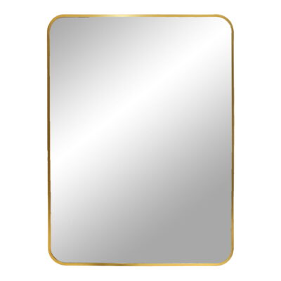 QUVIO Spiegel  rechthoek – 50×70 cm – Gouden rand