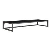 QUVIO Hangende kapstok – Zwart – Staal en Spaanplaat – 80x28x12 cm