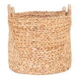 QUVIO Manden Rome – Waterhyacint – Naturel – Set van twee