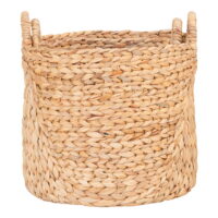 QUVIO Manden Rome – Waterhyacint – Naturel – Set van twee