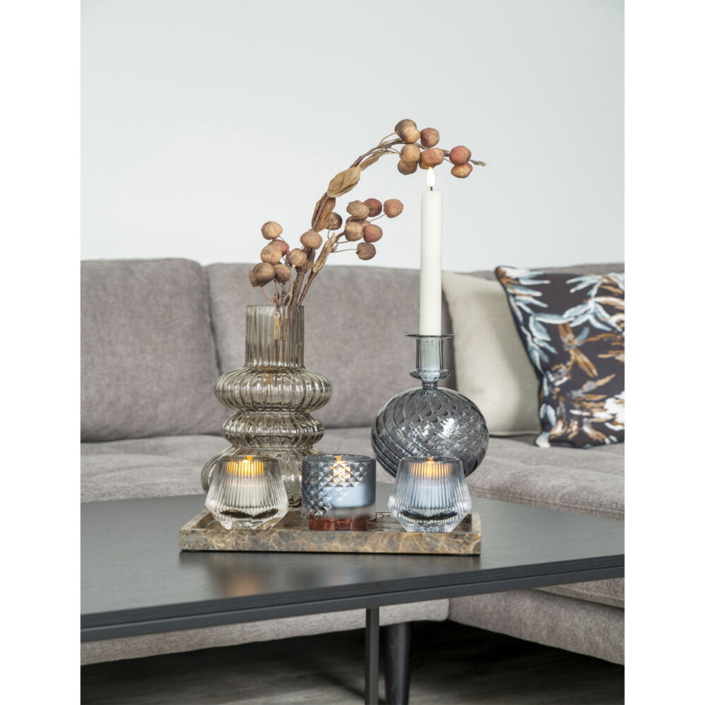 QUVIO Marmeren Dienblad – Bruin – 27×15 cm