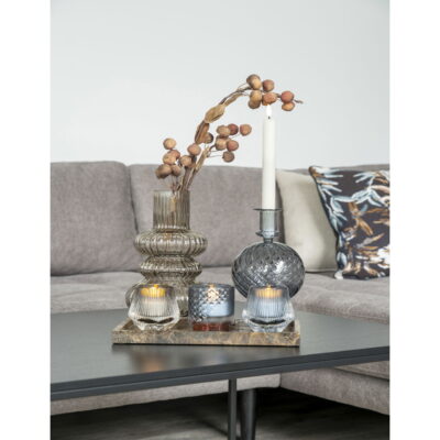 QUVIO Marmeren Dienblad – Bruin – 27×15 cm