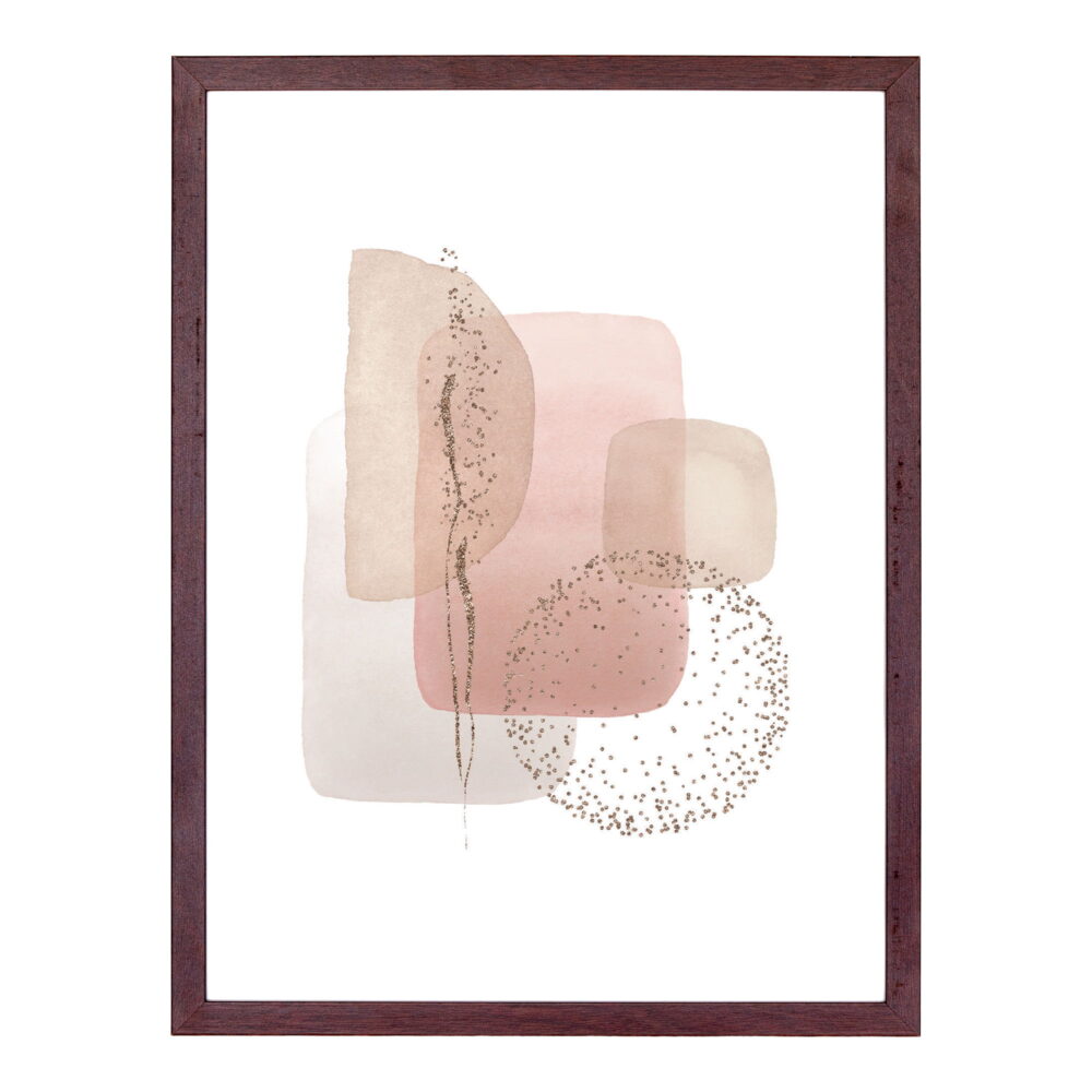 QUVIO Fotolijsten Set – Donkerbruin – MDF en Glas – 30×21 cm en 40×30 cm – Set van 3