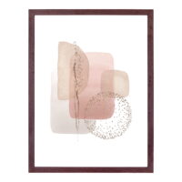 QUVIO Fotolijsten Set – Donkerbruin – MDF en Glas – 30×21 cm en 40×30 cm – Set van 3