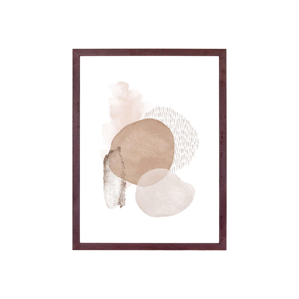 QUVIO Fotolijsten Set – Donkerbruin – MDF en Glas – 30×21 cm en 40×30 cm – Set van 3