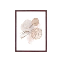 QUVIO Fotolijsten Set – Donkerbruin – MDF en Glas – 30×21 cm en 40×30 cm – Set van 3