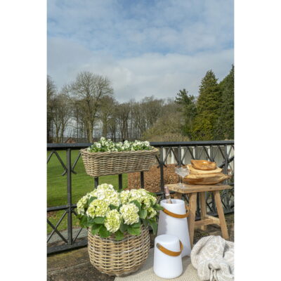 QUVIO LED Wijnkoeler – Witte oplaadbare wijnkoeler – Hoogwaardig PP-materiaal