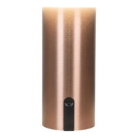 QUVIO LED Lamp – Stijlvol en Duurzaam – Wit/Koper – Oplaadbaar