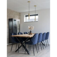 QUVIO Gouden hanglamp – Staal – 120 cm snoer