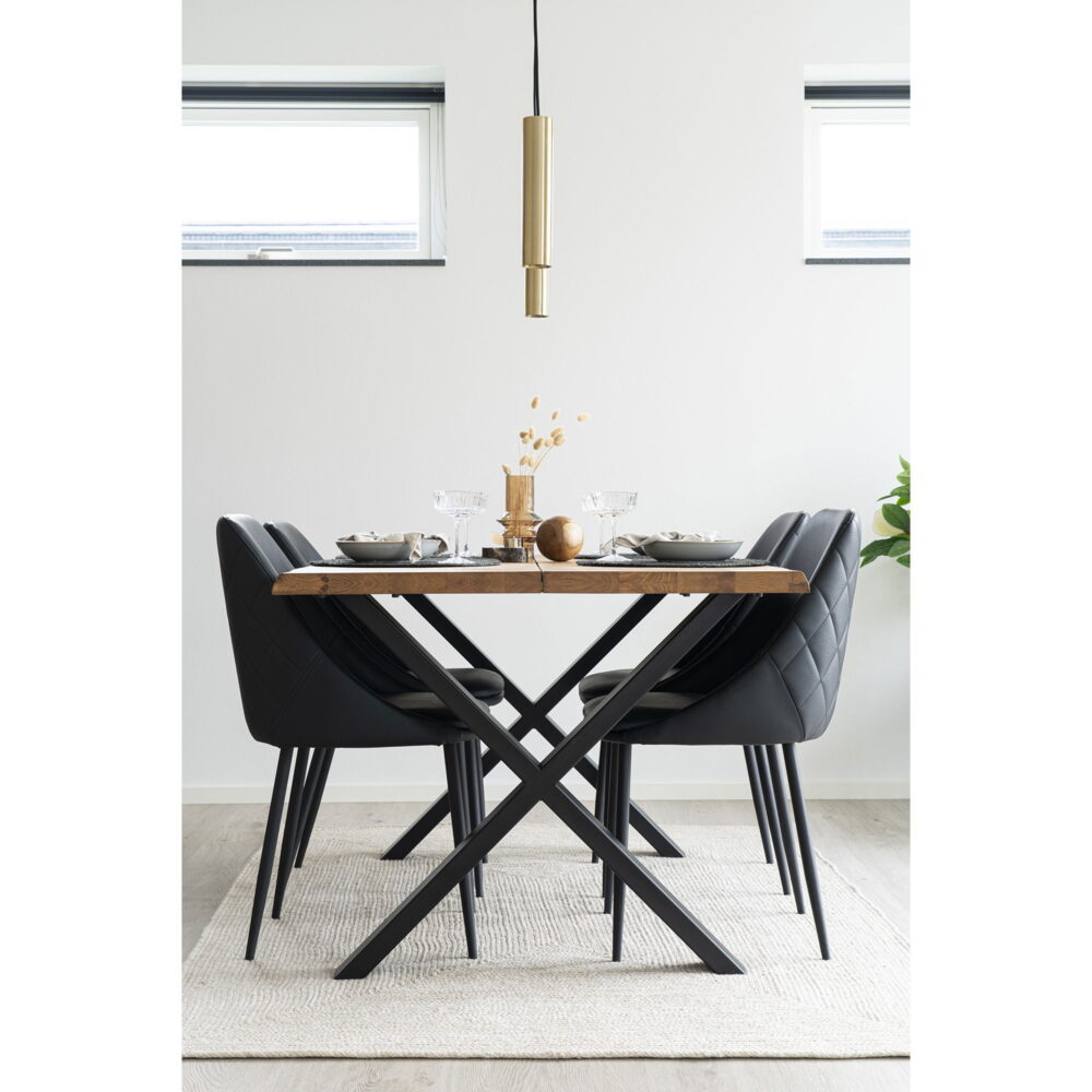 QUVIO Gouden hanglamp – Staal – 120 cm snoer