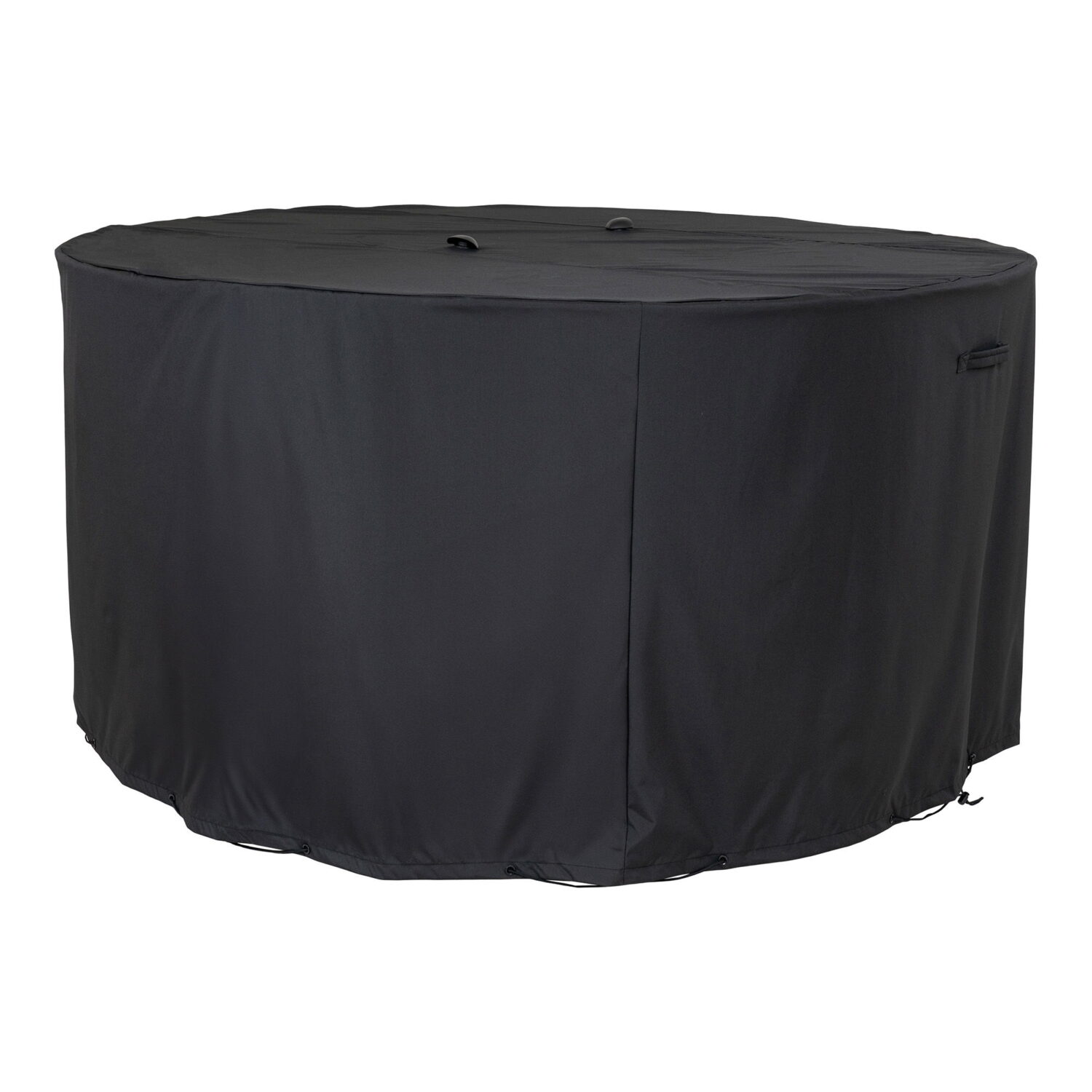 QUVIO Tafel hoes – Ronde tafel 180 cm – 4 Stoelen – Zwart – Waterafstotend