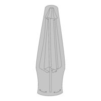 QUVIO Luxe hoes voor parasol – Waterafstotend – Duurzaam – Zwart – 100% Polyester