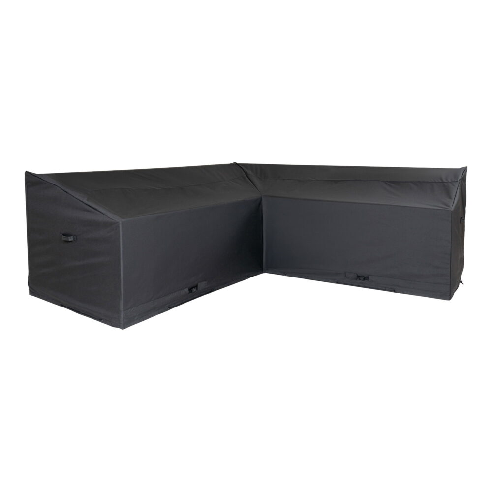 QUVIO Luxe Hoes voor hoekbanken – Waterafstotend – Zwart – 100% Polyester