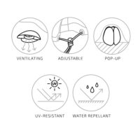 QUVIO Hoes voor Lounge- en Bankstellen – Waterafstotend – Zwart – 210x180x95 cm