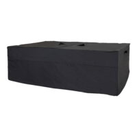 QUVIO Hoes voor Lounge- en Bankstellen – Waterafstotend – Zwart – 210x180x95 cm