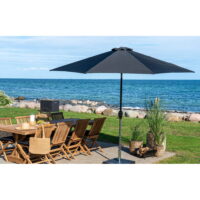 QUVIO Parasol – Draaimechanisme en Kantelfunctie – Zwart – 300 cm