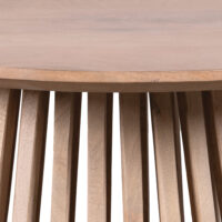 Lewis & Loft Salontafel Levi – FSC® mangohout – Rond 70 – Naturel