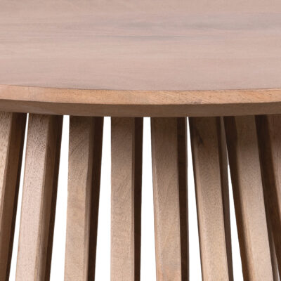 Lewis & Loft Salontafel Levi – FSC® mangohout – Rond 70 – Naturel