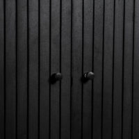 dressoir, zwarte dressoir, wandkast, dressoir zwart, houten dressoir,