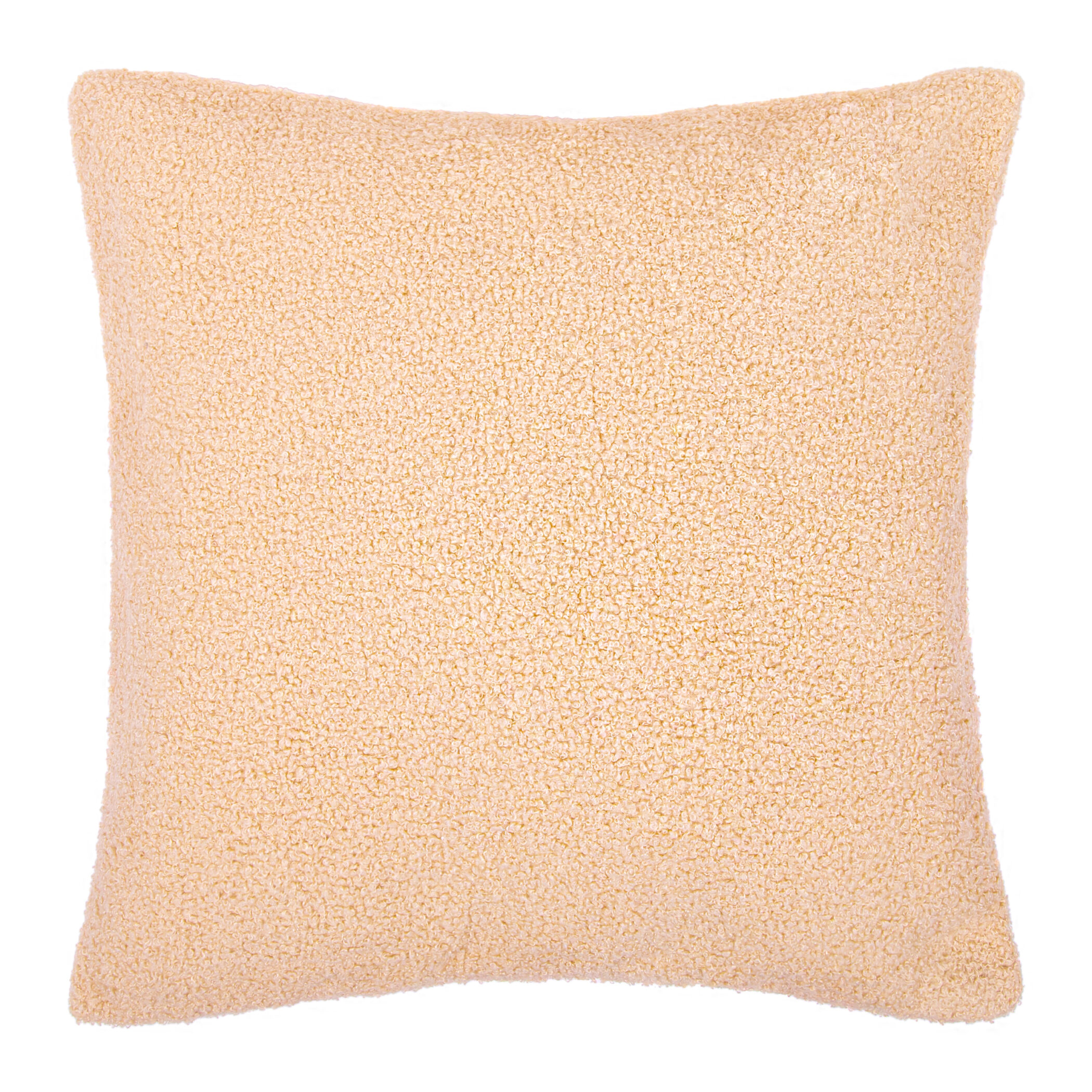 QUVIO Sierkussenhoes teddy - 45x45cm - Bruin