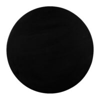 ronde salontafel van zwart mangohout, ronde salontafel, salontafel rond, ronde tafel, tafel, salontafel zwart, salontafel