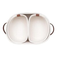 witte katoenen opbergmanden, manden, katoenen opbergmanden, opbergmanden, opbergmanden wit, witte manden, set van 3 katoenen opbergmanden,