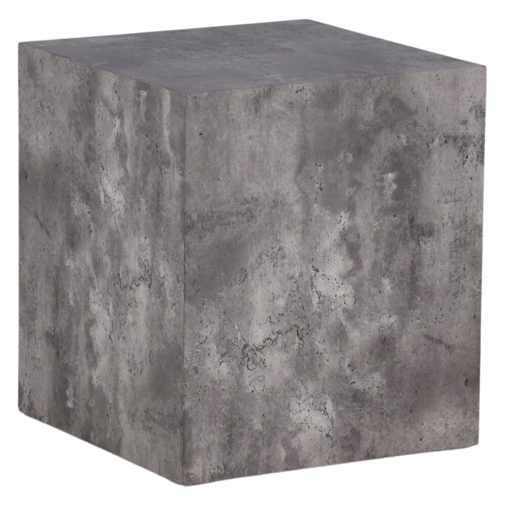 Salontafel grijs marmerlook industrieel design afbeelding 12