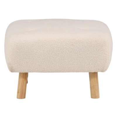 Fano Poef Wit Boucle afbeelding 10