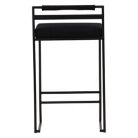 Filo Barkruk Zwart Fluweel afbeelding 7