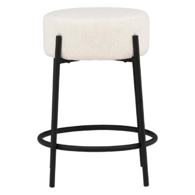 Enza Barkruk Zwart Wit Bouclé afbeelding 4