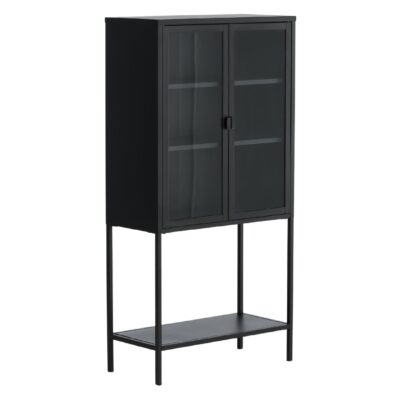 Scandinavische zwarte stalen kast afbeelding 12