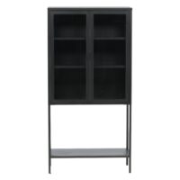 Scandinavische zwarte stalen kast afbeelding 1
