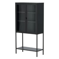 Scandinavische zwarte stalen kast afbeelding 2