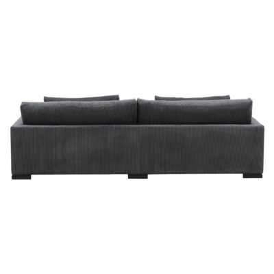 Scandinavische 3-zitsbank donkergrijs afbeelding 7