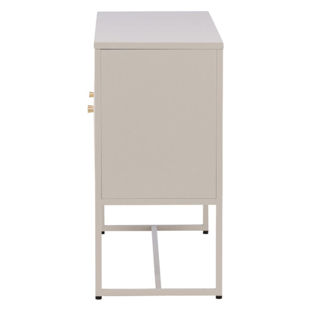 Industriële opbergkast beige staal afbeelding 4