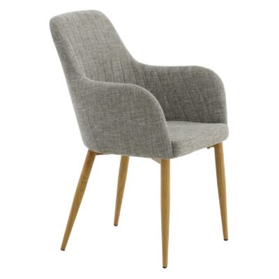 Omi lichtgrijs eetkamerstoelen 2-pack afbeelding 11