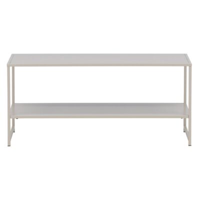 Scandinavische bijzettafel beige afbeelding 1