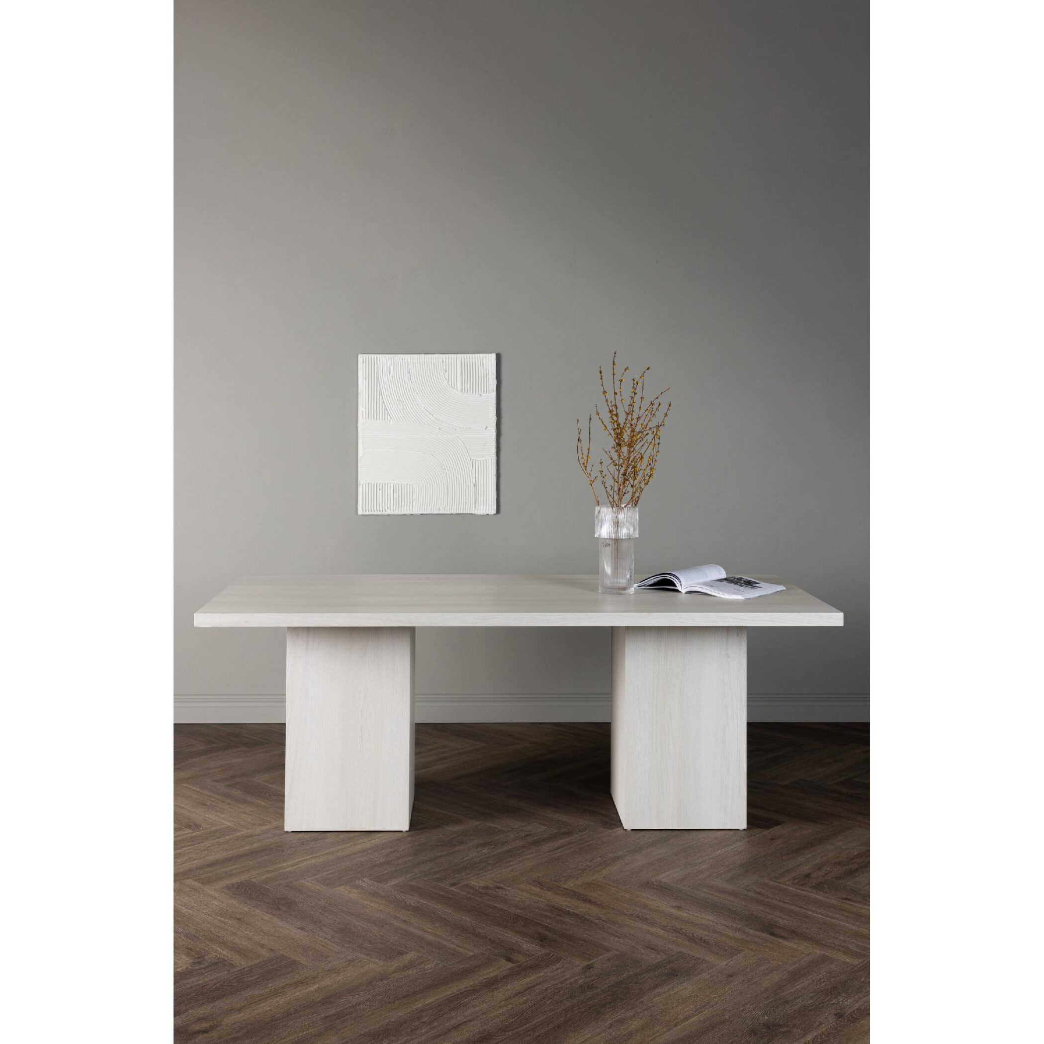 Scandinavische witte eettafel 200x90 cm kopen? Slim gekozen!