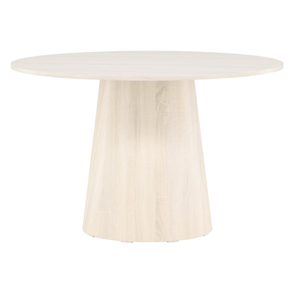 Ronde whitewash eettafel afbeelding 10
