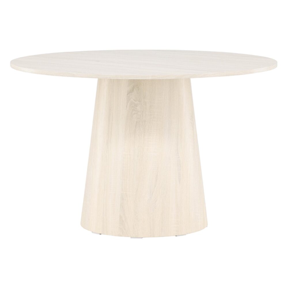 Ronde whitewash eettafel afbeelding 11