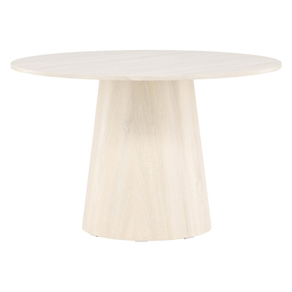 Ronde whitewash eettafel afbeelding 2