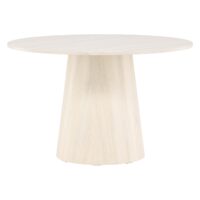 Ronde whitewash eettafel afbeelding 2
