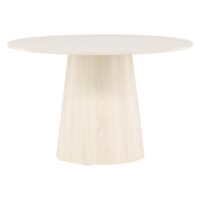 Ronde whitewash eettafel afbeelding 4