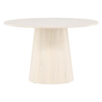 Ronde whitewash eettafel afbeelding 5