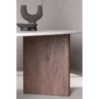 Scandinavische eettafel lichtgrijs betonlook afbeelding 14