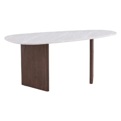 Scandinavische eettafel lichtgrijs betonlook afbeelding 6