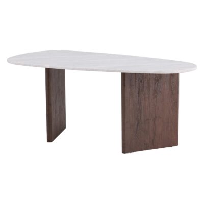 Scandinavische eettafel lichtgrijs betonlook afbeelding 8