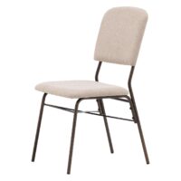 Bura Eetkamerstoel 2-pack Beige Bruin afbeelding 3