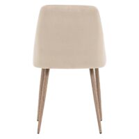 Uvia eetkamerstoelen donker walnoot mocca bruin afbeelding 7